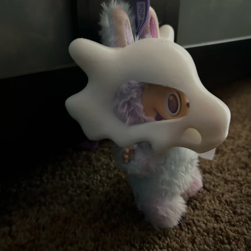 Cubone face mask for labubu
